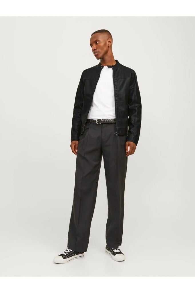 Jack&Jones 12182461 JJEWARNER JACKET NOOS BLACK ERKEK CEKET