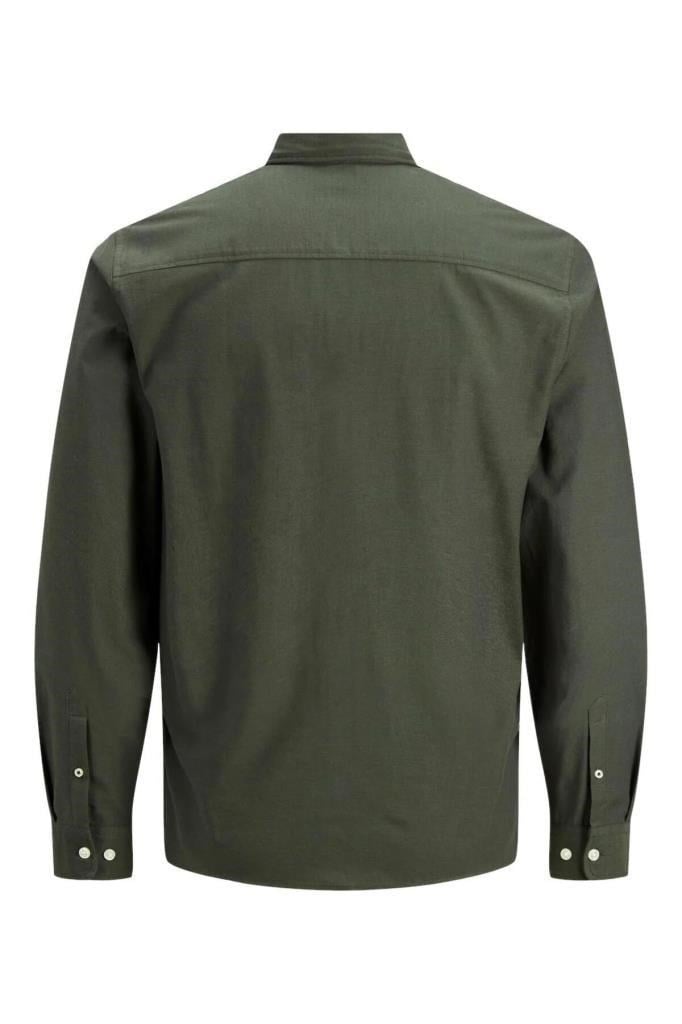 Jack&Jones 12182486 JJEOXFORD SHIRT LS FOREST ERKEK GÖMLEK