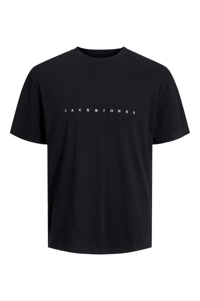 Jack&Jones 12234746 JJESTAR JJ TEE BLACK ERKEK T-SHİRT