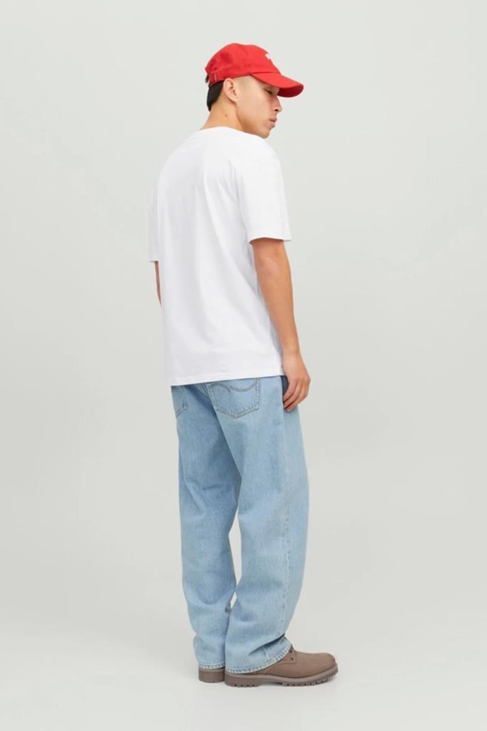 Jack&Jones 12234746 JJESTAR JJ TEE WHITE ERKEK T-SHİRT