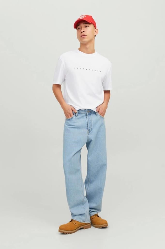 Jack&Jones 12234746 JJESTAR JJ TEE WHITE ERKEK T-SHİRT