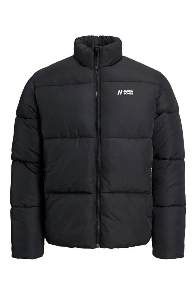 Jack&Jones 12238745 JJMAX PUFFER JACKET BLACK ERKEK MONT