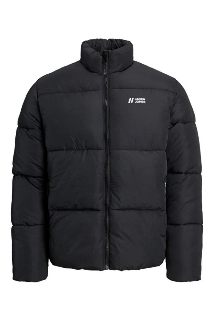 Jack&Jones 12238745 JJMAX PUFFER JACKET BLACK ERKEK MONT