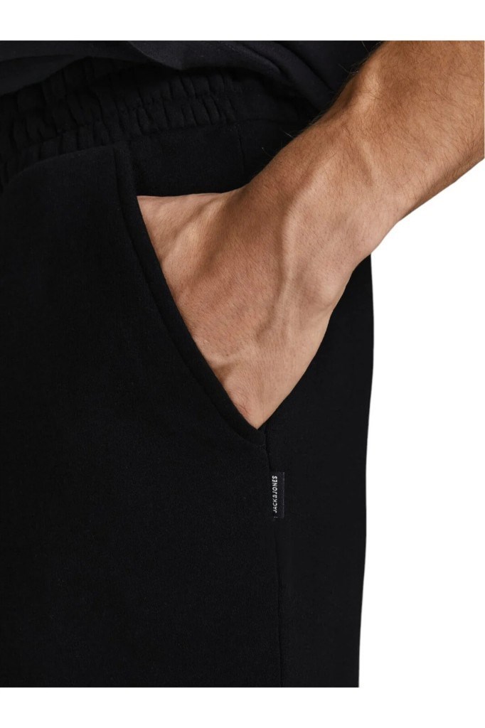 Jack&Jones 12249285 JPSTGORDON SWEAT SHORTS BLACK ERKEK ŞORT