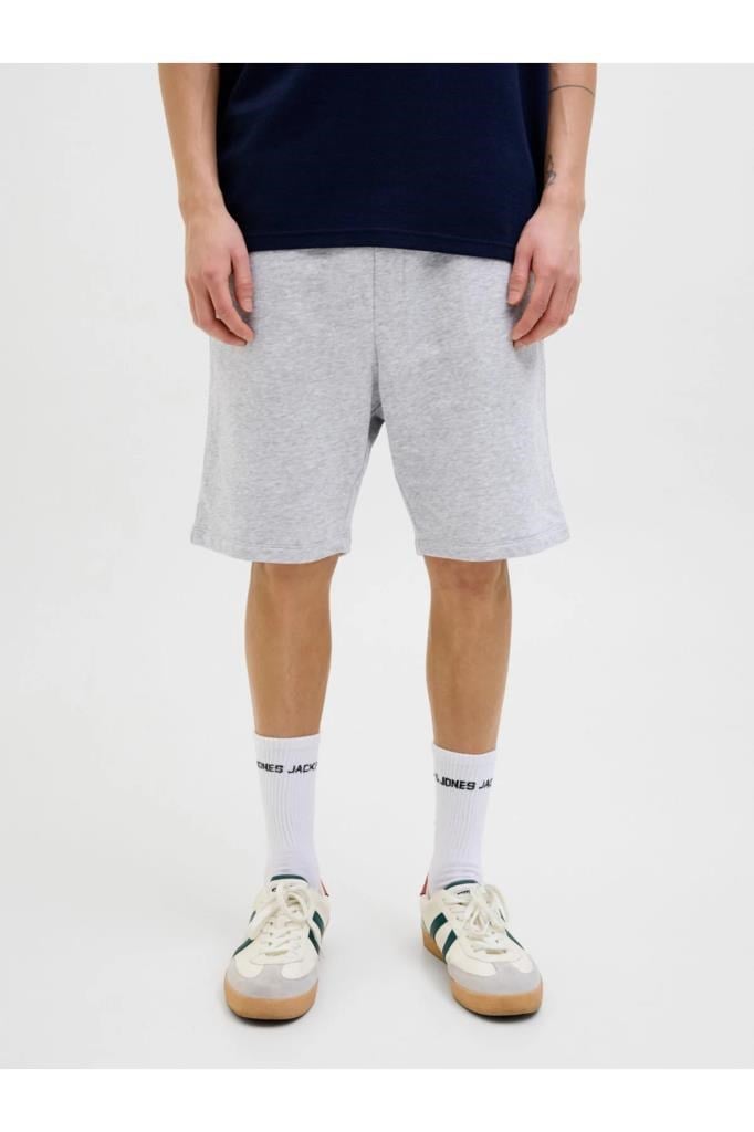 Jack&Jones 12249285 JPSTGORDON SWEAT SHORTS LIGHT GREY ERKEK ŞORT