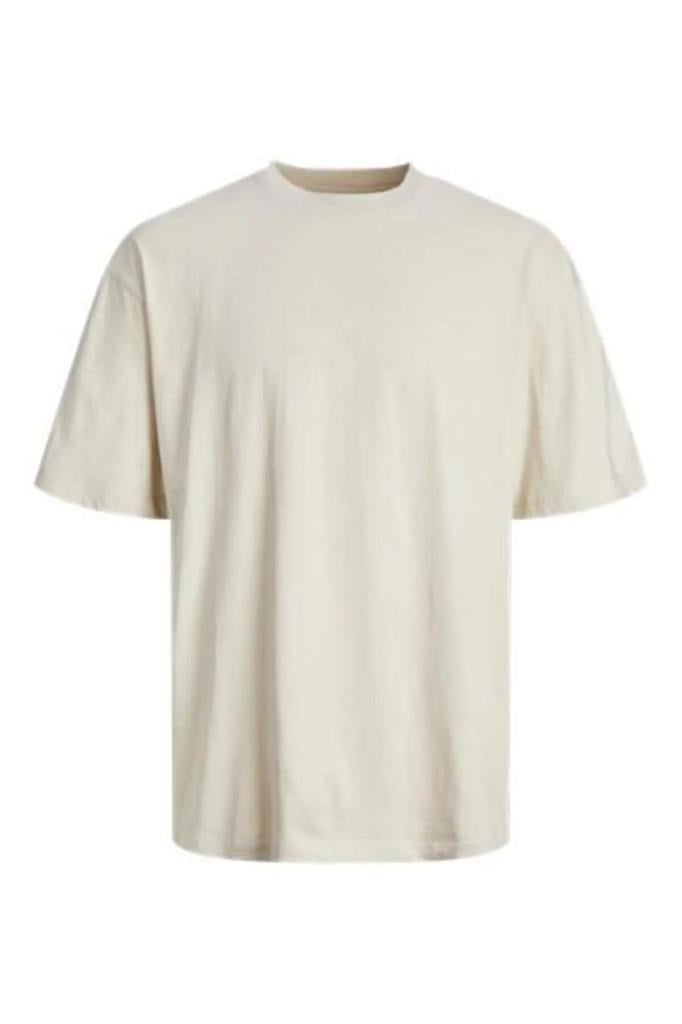 Jack&Jones 12249319 JJEBRADLEY TEE SS O-NECK MOONBEAM ERKEK T-SHİRT
