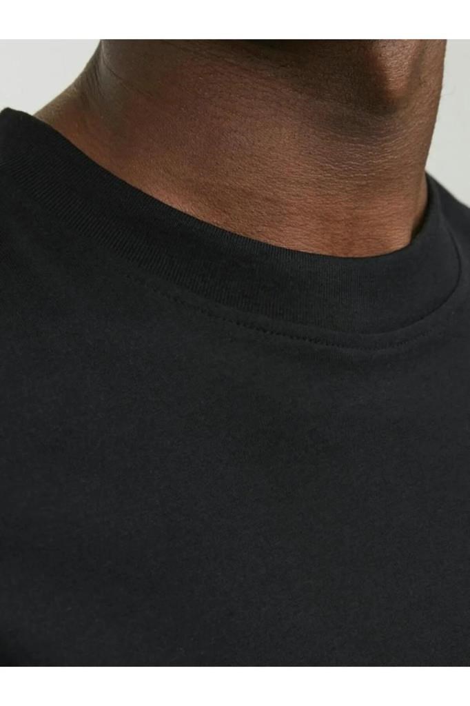 Jack&Jones 12249319 JJEBRADLEY TEE SS O-NECK BLACK ERKEK T-SHİRT