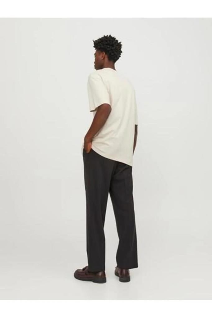Jack&Jones 12249319 JJEBRADLEY TEE SS O-NECK MOONBEAM ERKEK T-SHİRT