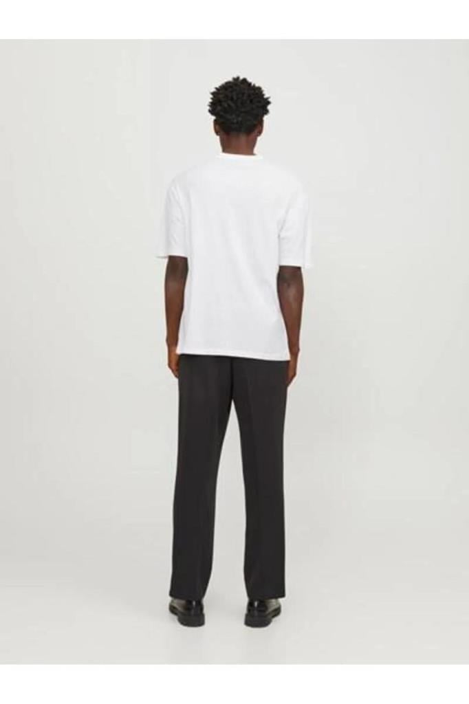 Jack&Jones 12249319 JJEBRADLEY TEE SS O-NECK WHITE ERKEK T-SHİRT