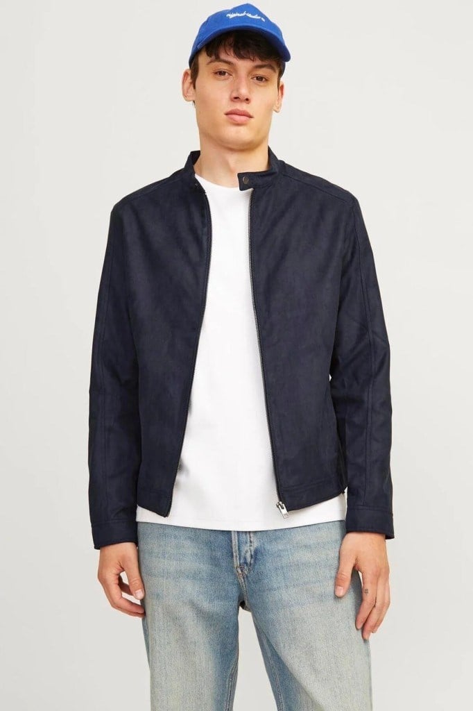 Jack&Jones 12261197 JJEDYLAN CLEAN JACKET JET BLACK ERKEK CEKET