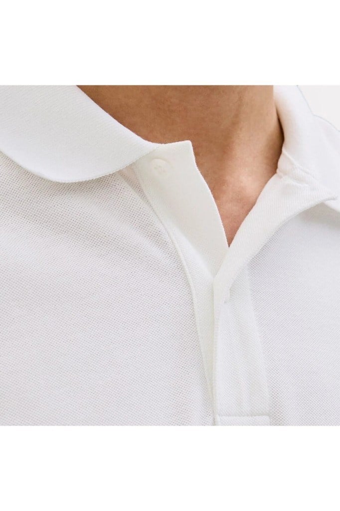 Jack&Jones 12270150 JJKANE POLO SS BRIGHT WHITE POLO YAKA ERKEK T-SHİRT