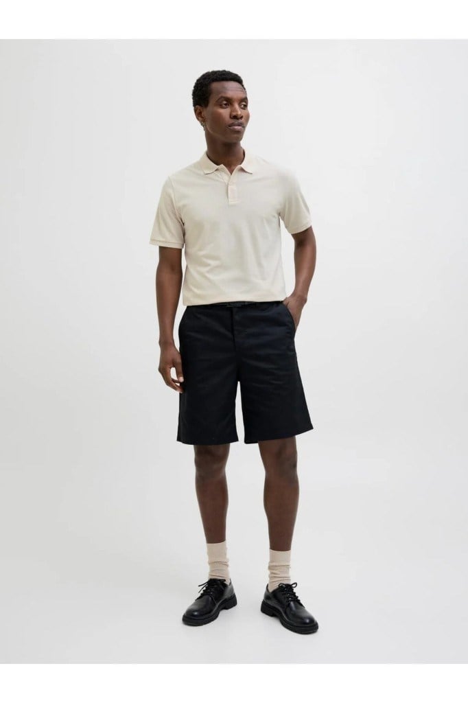 Jack&Jones 12270150 JJKANE POLO SS MOONBEAM POLO YAKA ERKEK T-SHİRT