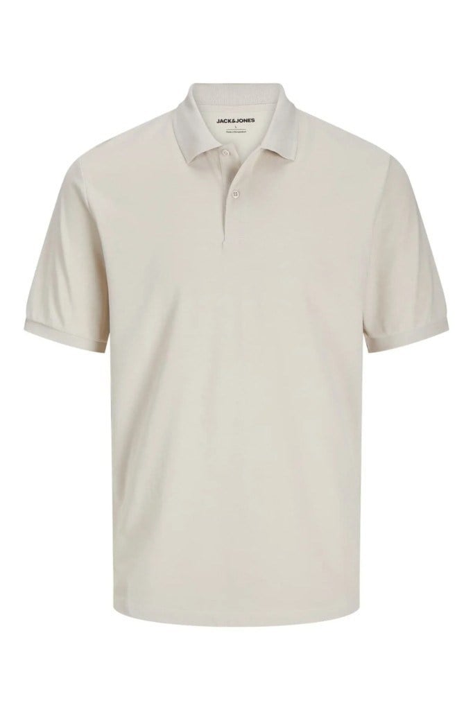 Jack&Jones 12270150 JJKANE POLO SS MOONBEAM POLO YAKA ERKEK T-SHİRT