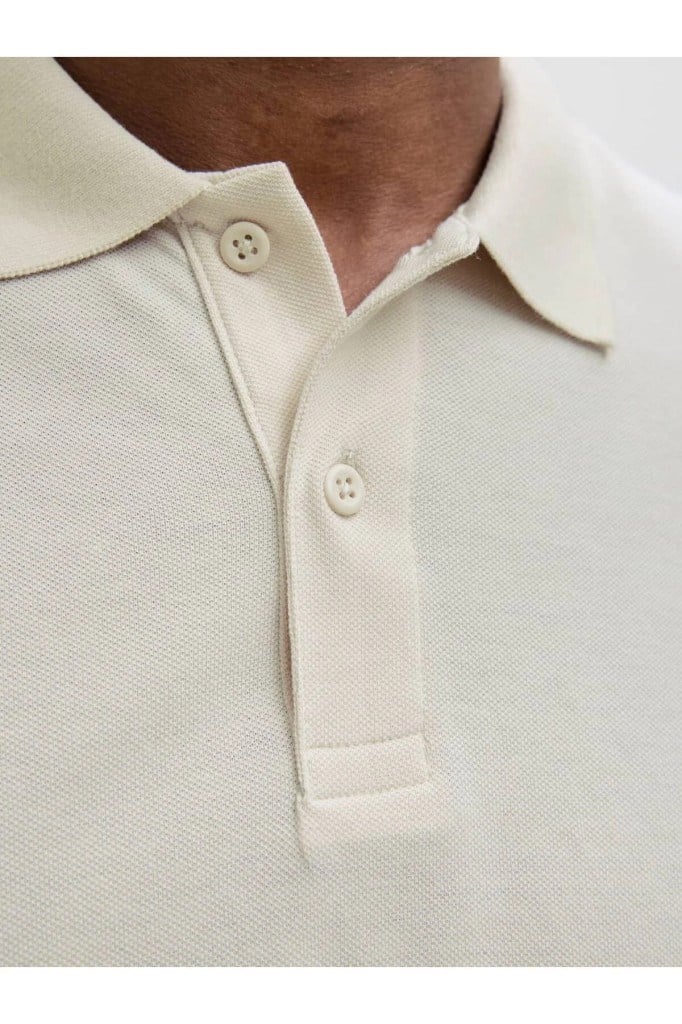 Jack&Jones 12270150 JJKANE POLO SS MOONBEAM POLO YAKA ERKEK T-SHİRT
