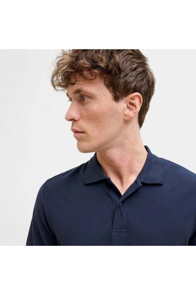 Jack&Jones 12270150 JJKANE POLO SS NAVY BLAZER POLO YAKA ERKEK T-SHİRT