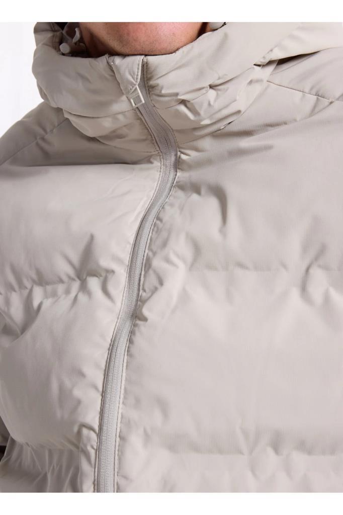 Jack&Jones 12278749 JJESOHO PUFFER HOOD DOVE ERKEK MONT