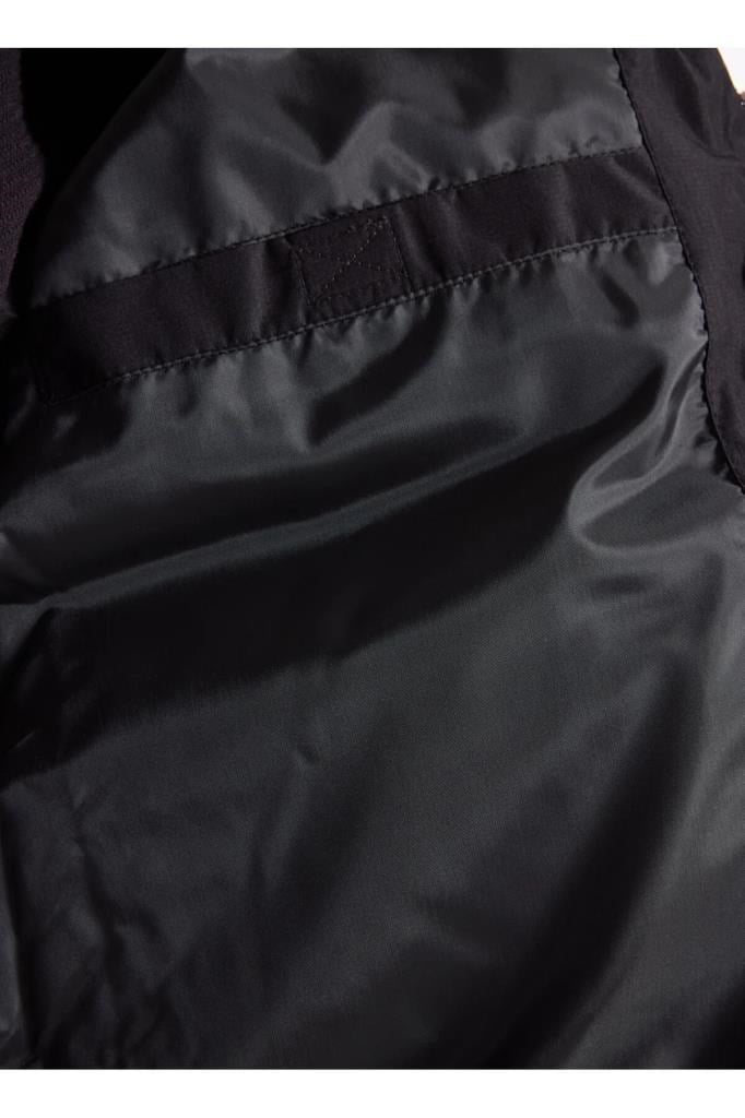 Jack&Jones 12278749 JJESOHO PUFFER HOOD BLACK ERKEK MONT