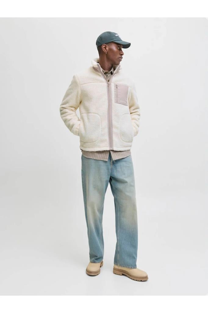 Jack&Jones 12278784 JJESOHO TEDDY JACKET ATMOSPHERE ERKEK MONT