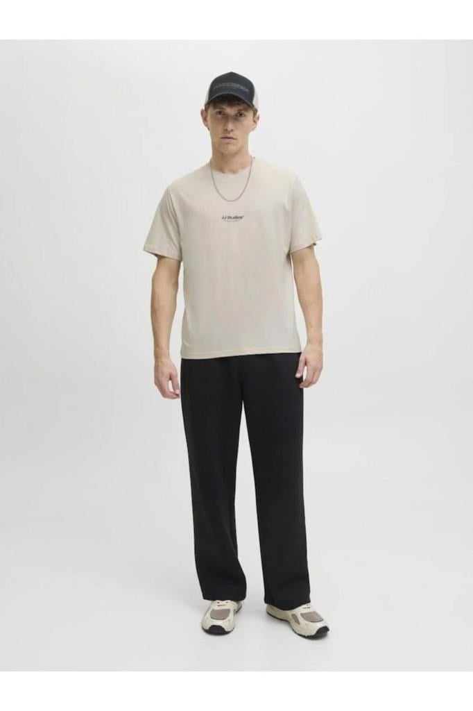 Jack&Jones 12278787 JJESOHO TEE SS CREW NECK GREY ERKEK T-SHİRT