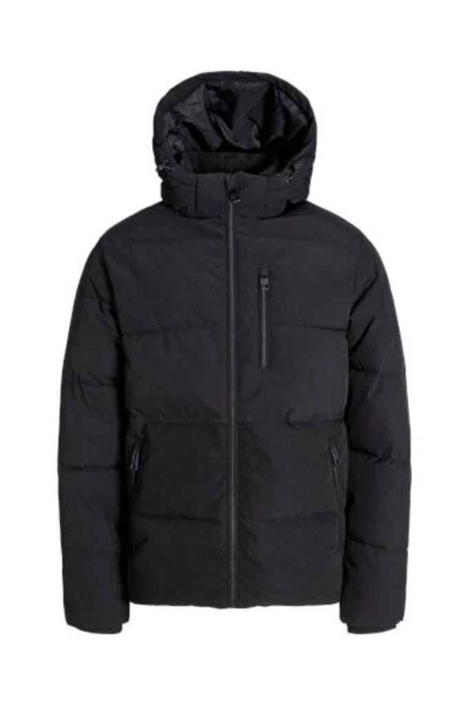 Jack&Jones 12278792 JJEOWEN PUFFER SN BLACK ERKEK MONT