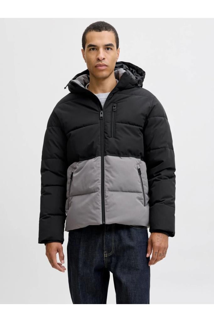 Jack&Jones 12278792 JJEOWEN PUFFER SN CASTLEROCK ERKEK MONT