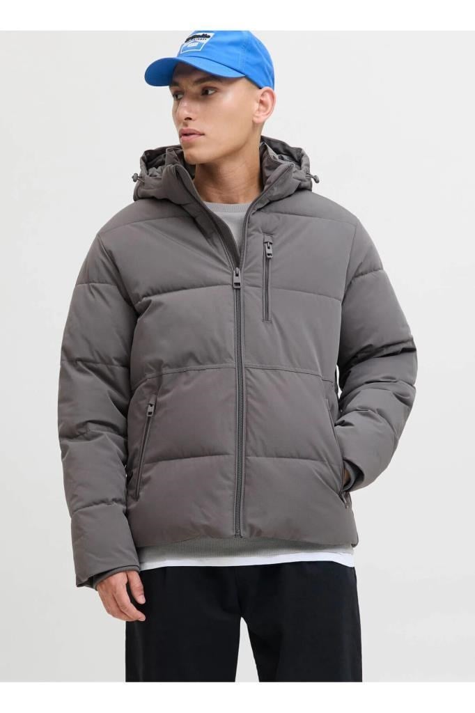 Jack&Jones 12278792 JJEOWEN PUFFER SN CASTLEROCK ERKEK MONT
