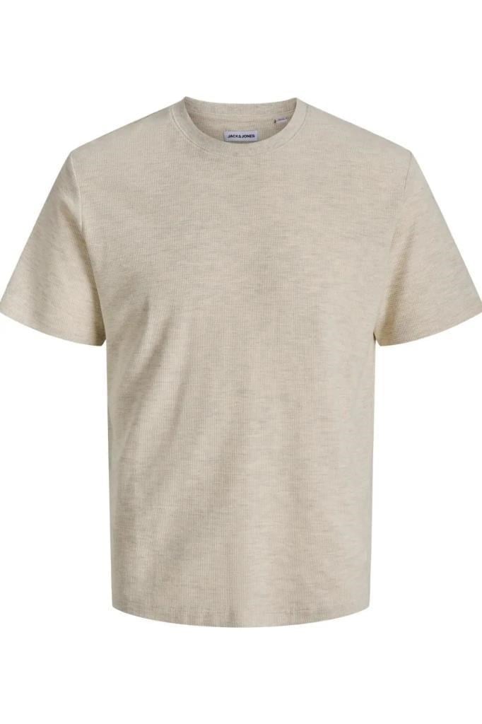 Jack&Jones 12278952 JJEAUSTIN TEE SS NOOS ANTIQUE WHITE ERKEK T-SHİRT