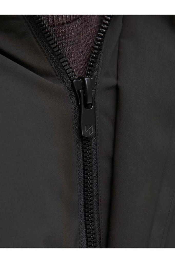 Jack&Jones 12280905 JPRCCMOON JACKET BLACK ERKEK MONT