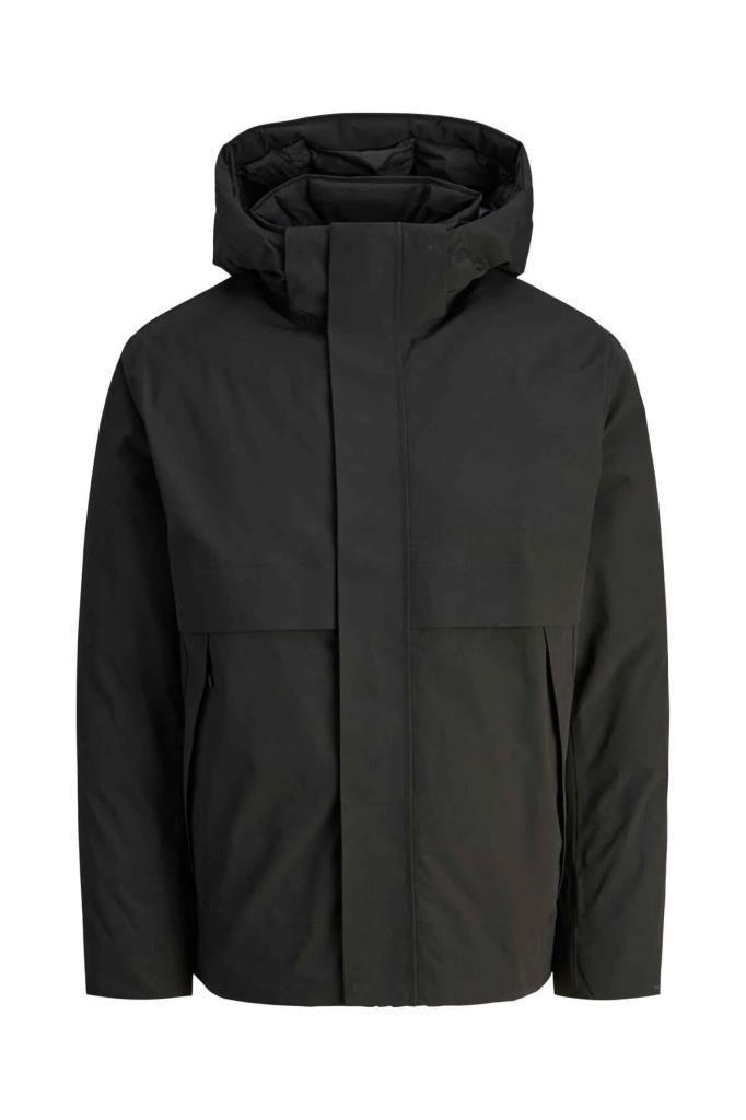 Jack&Jones 12280905 JPRCCMOON JACKET BLACK ERKEK MONT