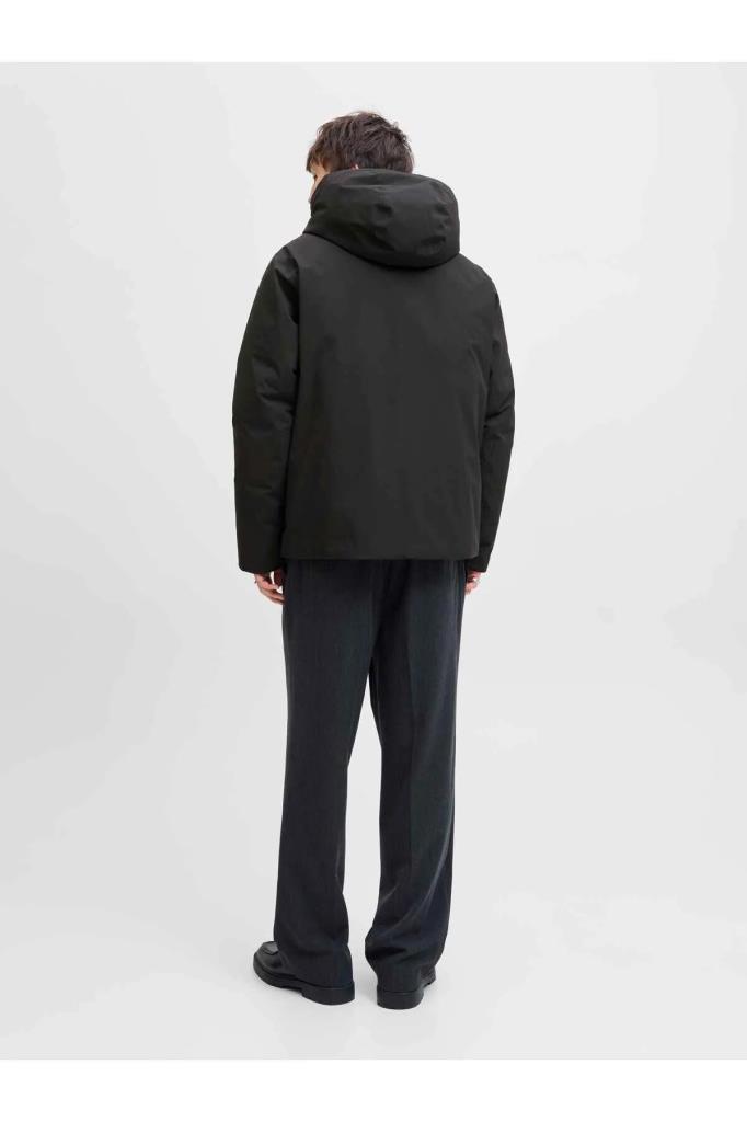 Jack&Jones 12280905 JPRCCMOON JACKET BLACK ERKEK MONT