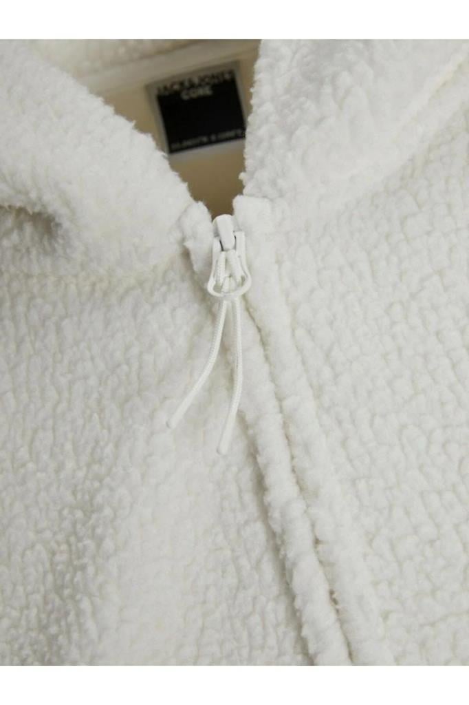 Jack&Jones 12282871 JCOGRID FLEECE SWEAT CLOUD DANCER ERKEK SWEATSHİRT