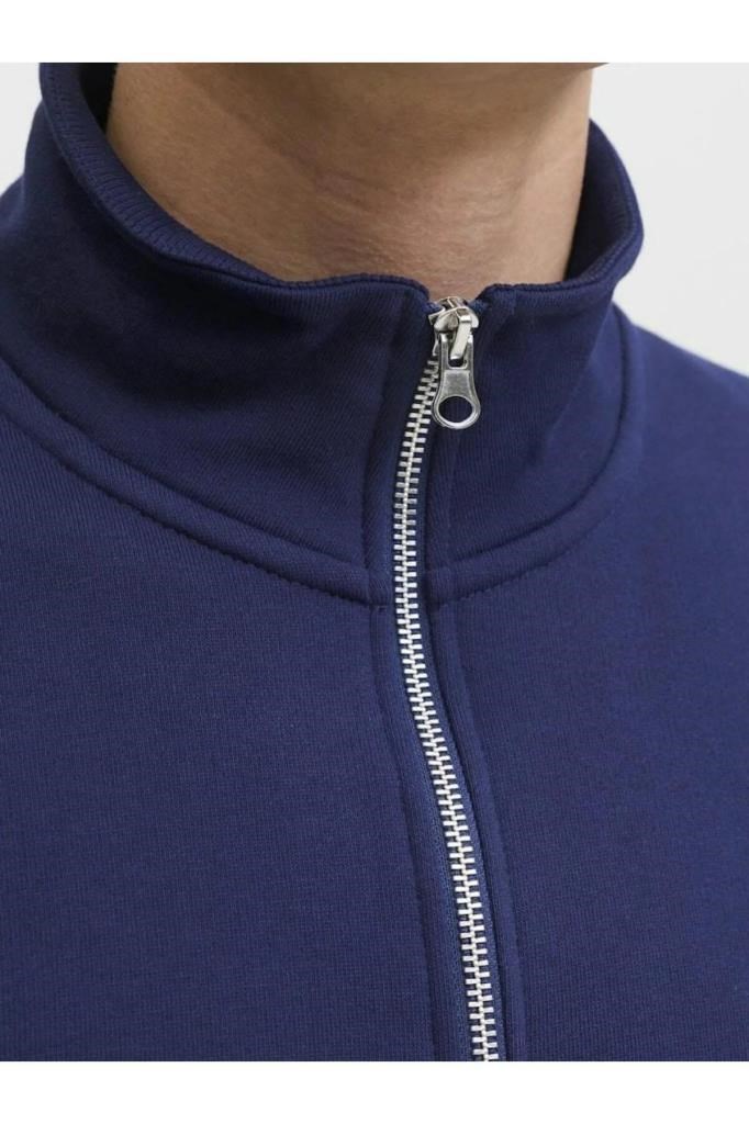 Jack&Jones 12282899 JORNORREBRO EMB SWEAT OCEAN CAVERN ERKEK SWEATSHİRT