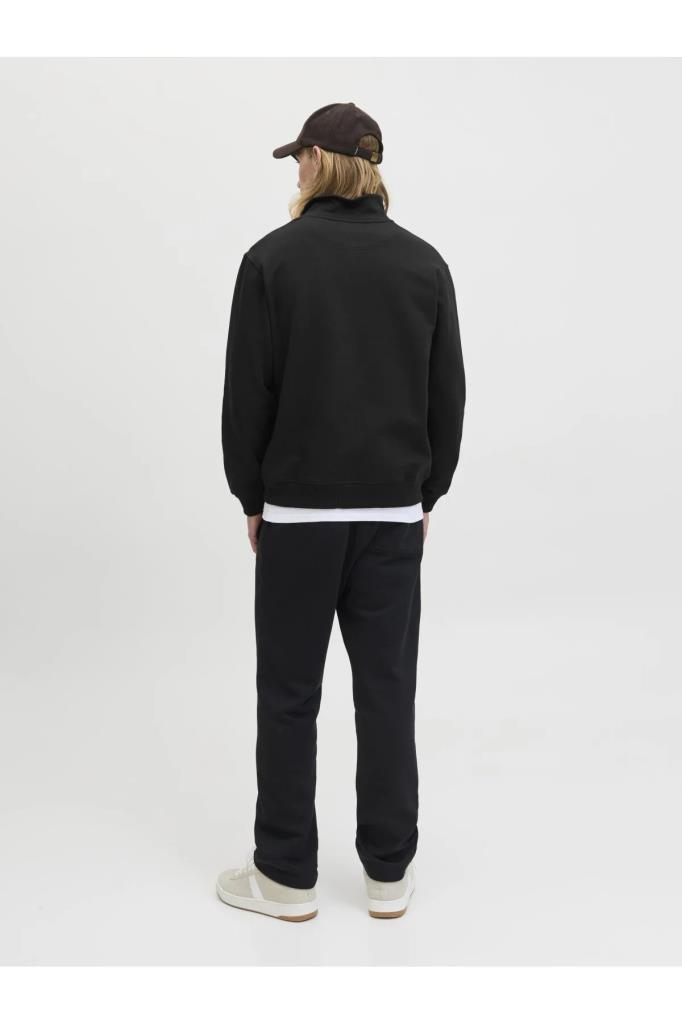 Jack&Jones 12282899 JORNORREBRO EMB SWEAT BLACK ERKEK SWEATSHİRT