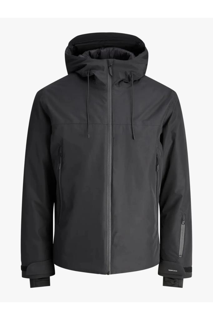 Jack&Jones 12283166 JCOFUSION TECHNICAL JACKET SN BLACK ERKEK MONT