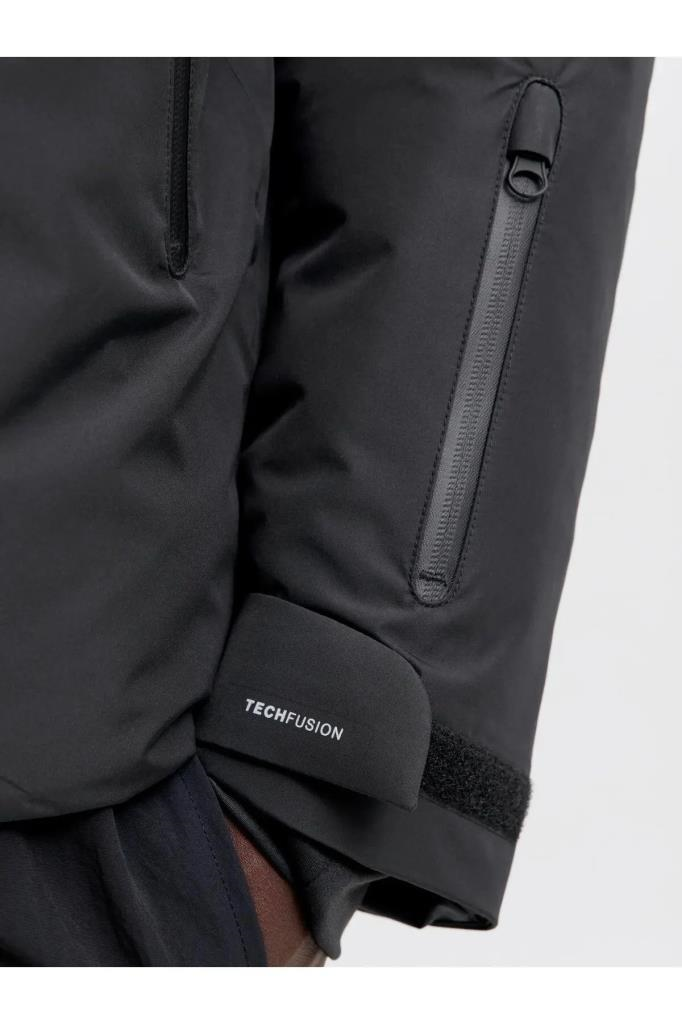 Jack&Jones 12283166 JCOFUSION TECHNICAL JACKET SN BLACK ERKEK MONT