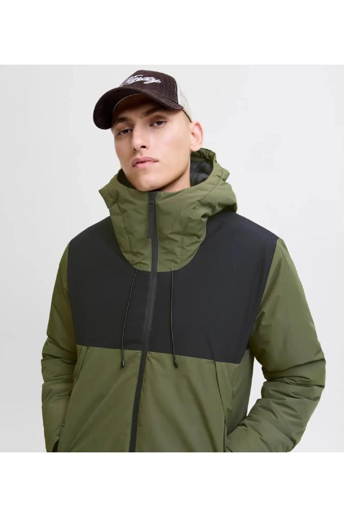 Jack&Jones 12285586 JCOUNION LIGHT PADDED GRAPE LEAF ERKEK MONT