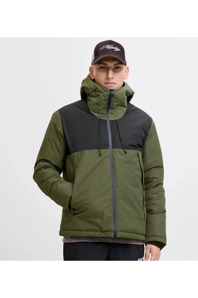 Jack&Jones 12285586 JCOUNION LIGHT PADDED GRAPE LEAF ERKEK MONT