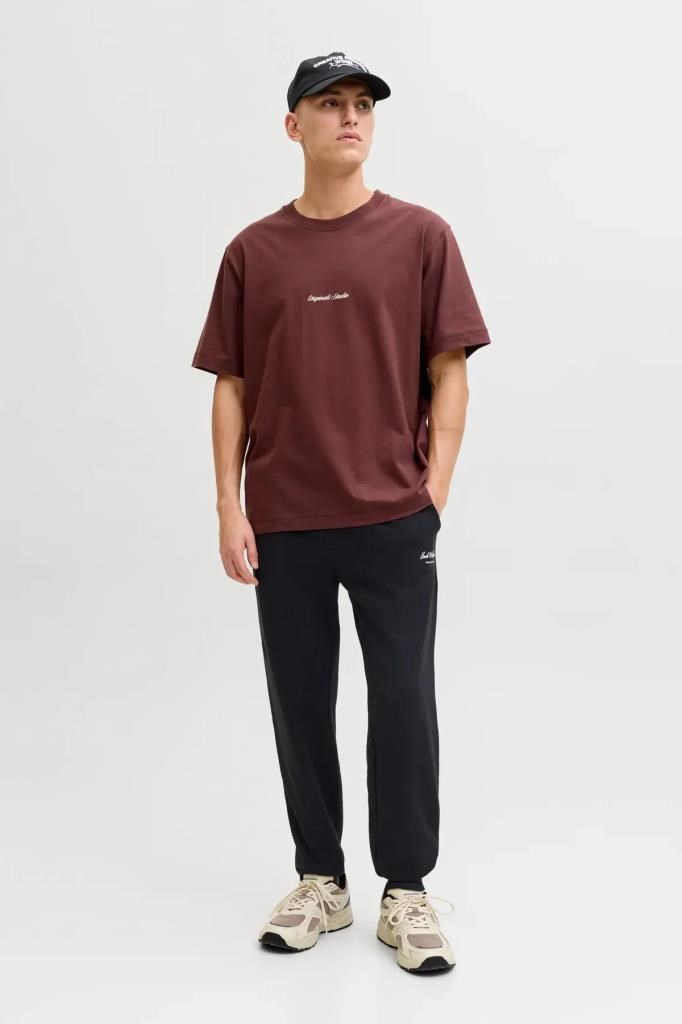 Jack&Jones 12288641 JPSTGORDON SWEAT PANTS BLACK ERKEK EŞOFMAN ALTI