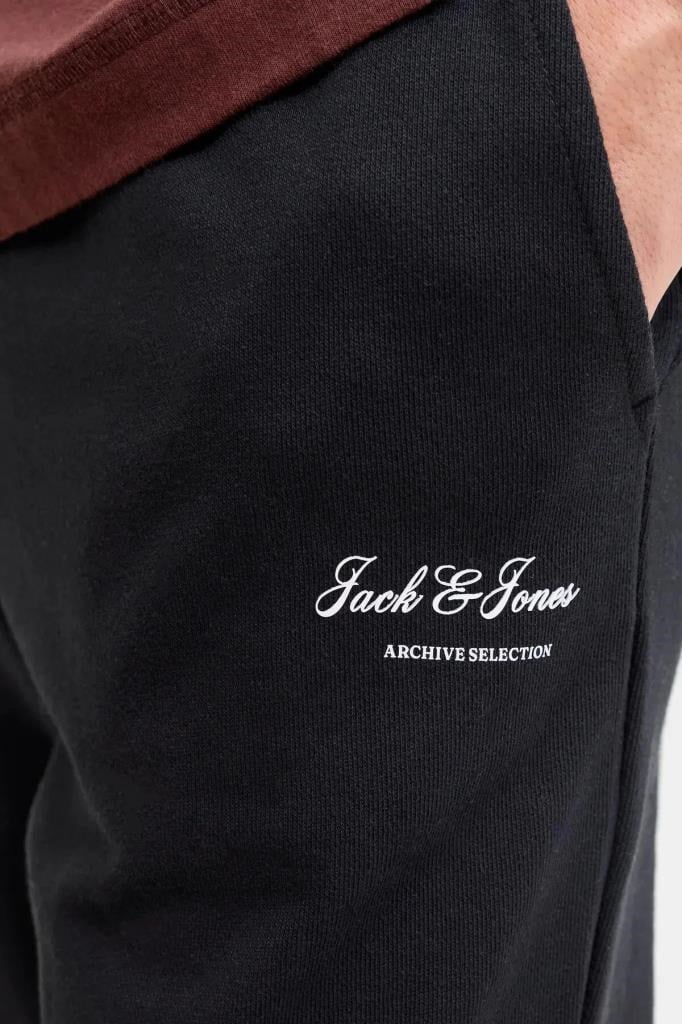 Jack&Jones 12288641 JPSTGORDON SWEAT PANTS BLACK ERKEK EŞOFMAN ALTI
