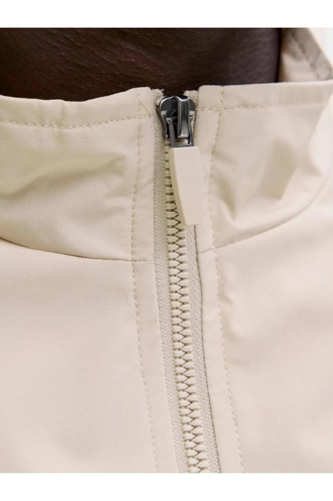 Jack&Jones 12288895 JJECHARGE COLLAR BOMBER MOONBEAM ERKEK CEKET