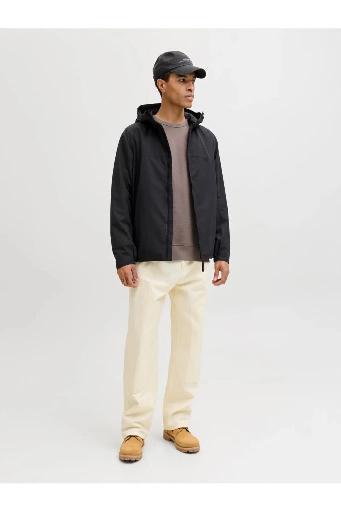 Jack&Jones 12288966 JJESOHO LIGHT JACKET SN BLACK ERKEK MONT