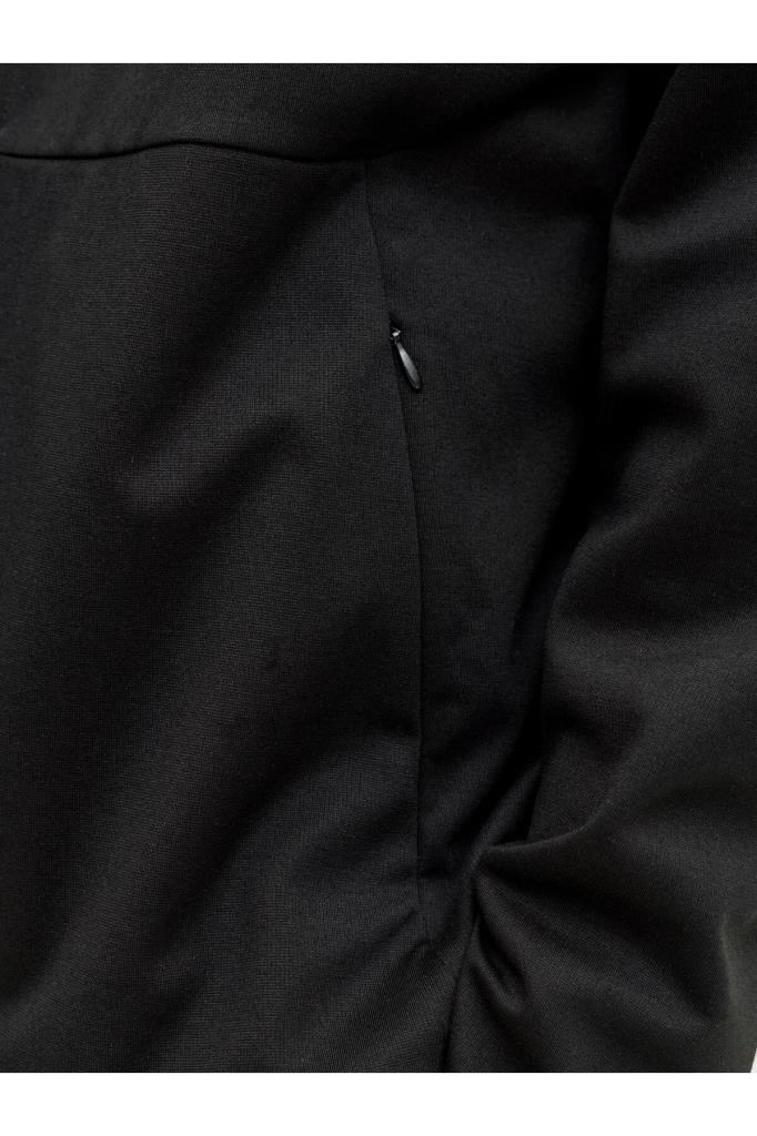 Jack&Jones 12289209 JJEBASE SWEAT ZIP HOOD SN BLACK ERKEK SWEATSHİRT