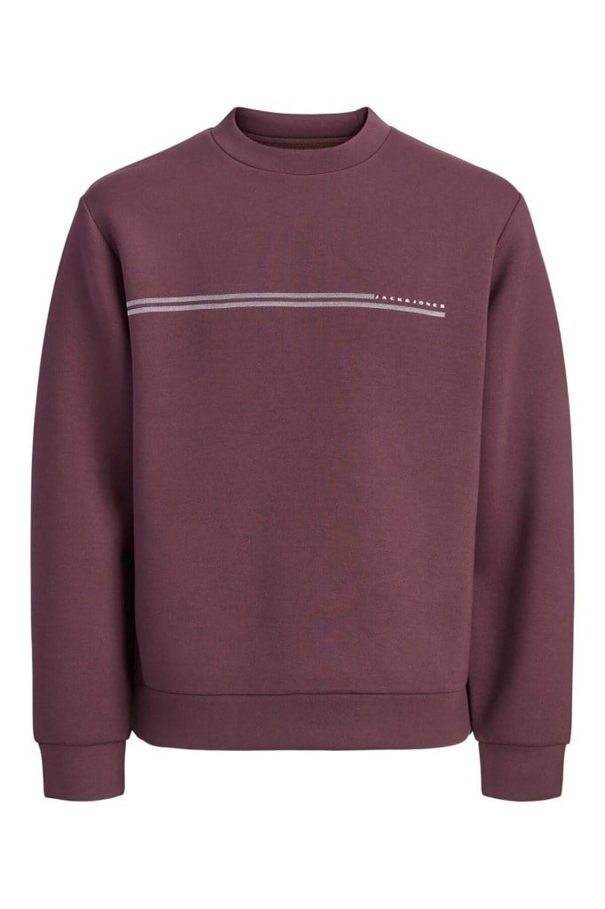 Jack&Jones 12289830 JCOFUSION SCUBA SWEAT CREW NECK FUDGE ERKEK SWEATSHİRT