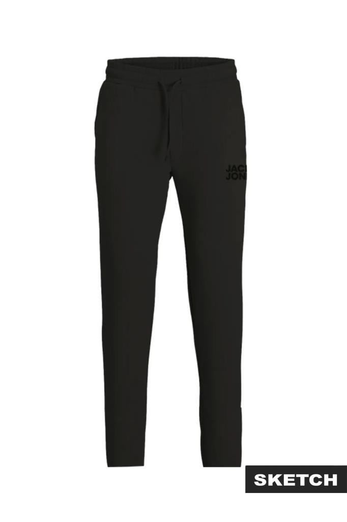 Jack&Jones 12290437 JPST GORDON PANT BLACK ERKEK EŞOFMAN ALTI