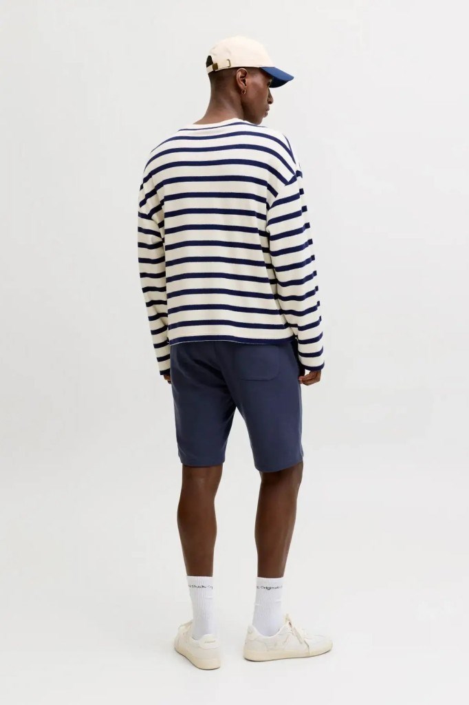 Jack&Jones 12292136 JPSTGORDON BRANDON SWEAT SHORTS NAVY ERKEK ŞORT