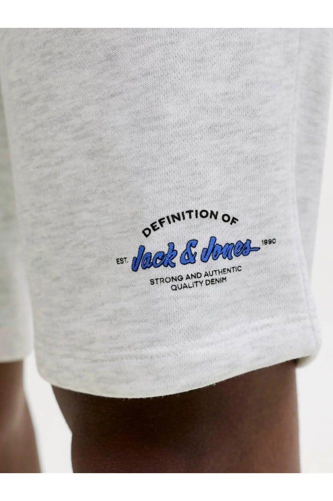 Jack&Jones 12292136 JPSTGORDON BRANDON SWEAT SHORTS WHITE ERKEK ŞORT
