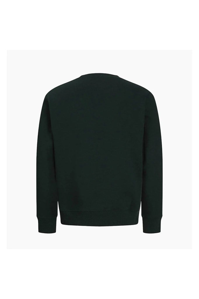 Jack&Jones 12298431 JJMUNK SWEAT CREW NECK SCARAB ERKEK SWEATSHİRT