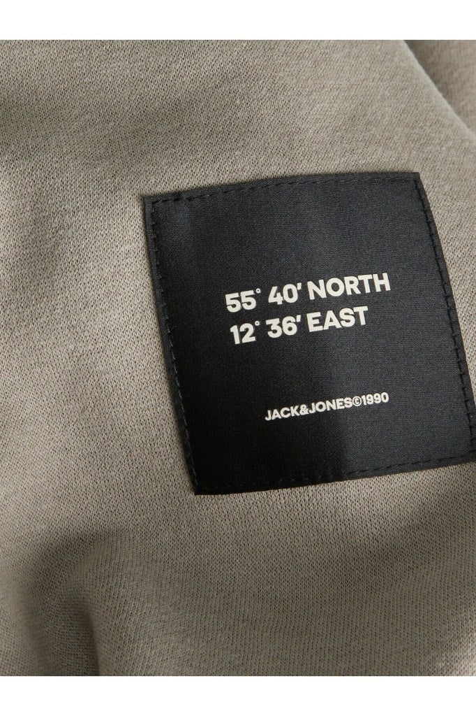 Jack&Jones 12298440 JJCLEVELAND SWEAT CREWNECK VETIVER ERKEK SWEATSHİRT