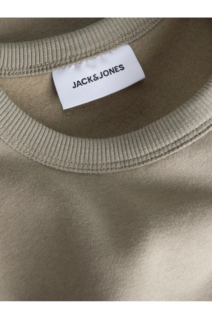 Jack&Jones 12298440 JJCLEVELAND SWEAT CREWNECK VETIVER ERKEK SWEATSHİRT