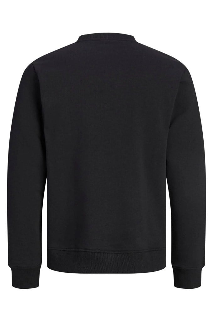 Jack&Jones 12298492 JJAERO SWEAT CREW NECK BLACK ERKEK SWEATSHİRT
